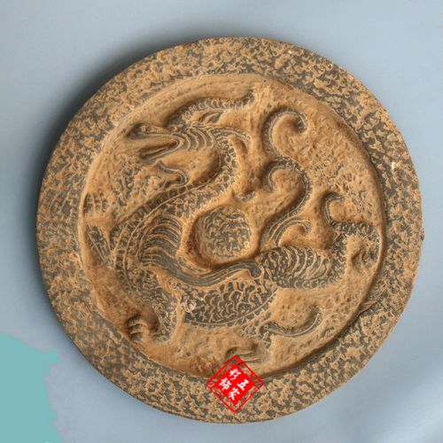 瓦当大号四方神吉祥摆件青龙四神兽朱雀白虎玄武秦砖汉瓦古建砖雕