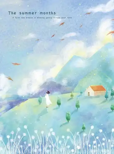 日系小清新文艺唯美梦幻手绘插画第11弹