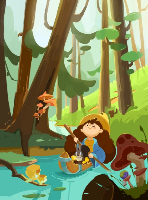 森林|插画|儿童插画|雪卉哈哈 - 原创作品 - 站酷 (zcool)