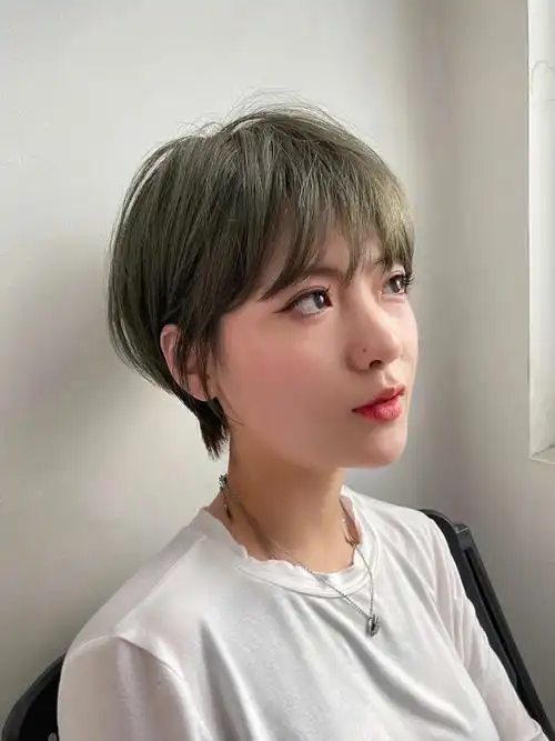 这款韩系小短发真是谁剪谁好看减龄短发很