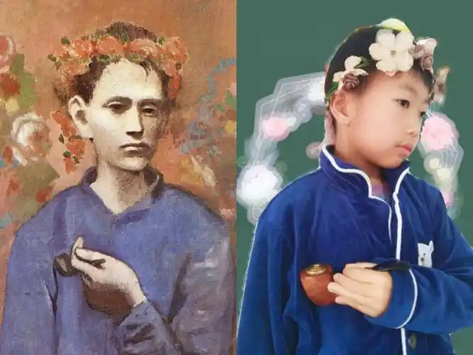 「大桥中心小学」名画模仿秀表彰