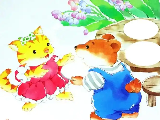 小班语言《小熊请客》课件_第2页