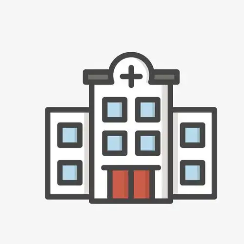 卡通医疗医院楼矢量图标免抠图p