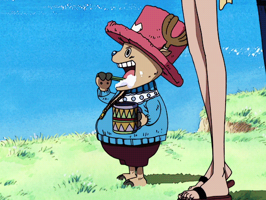 动漫海贼王一起刷牙吧搞笑gif动图_动态图_表情包下载_soogif