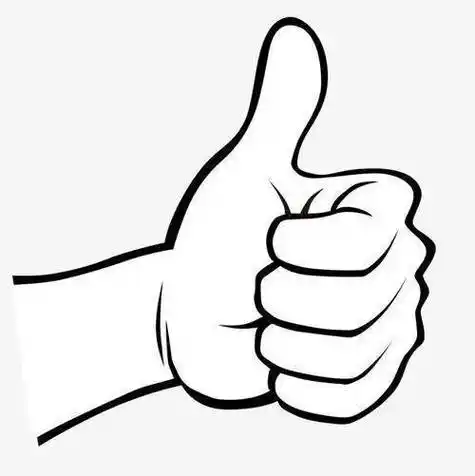 使用数字6点赞简笔画