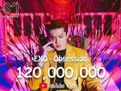 exoobsessionmv点击量突破12亿次组合第11支破亿mv