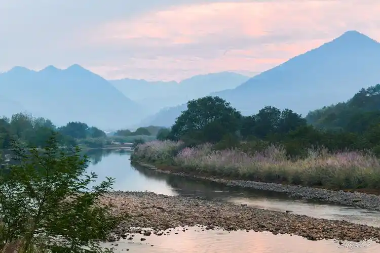山水草木荒而不凉,成因这一派淡然的生机.