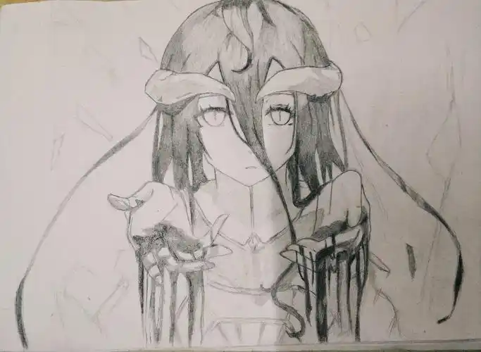 overlord雅儿贝德手绘