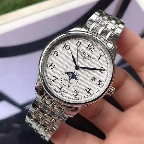 浪琴-longines精品男士腕表 6字位小秒盘日月星辰设计