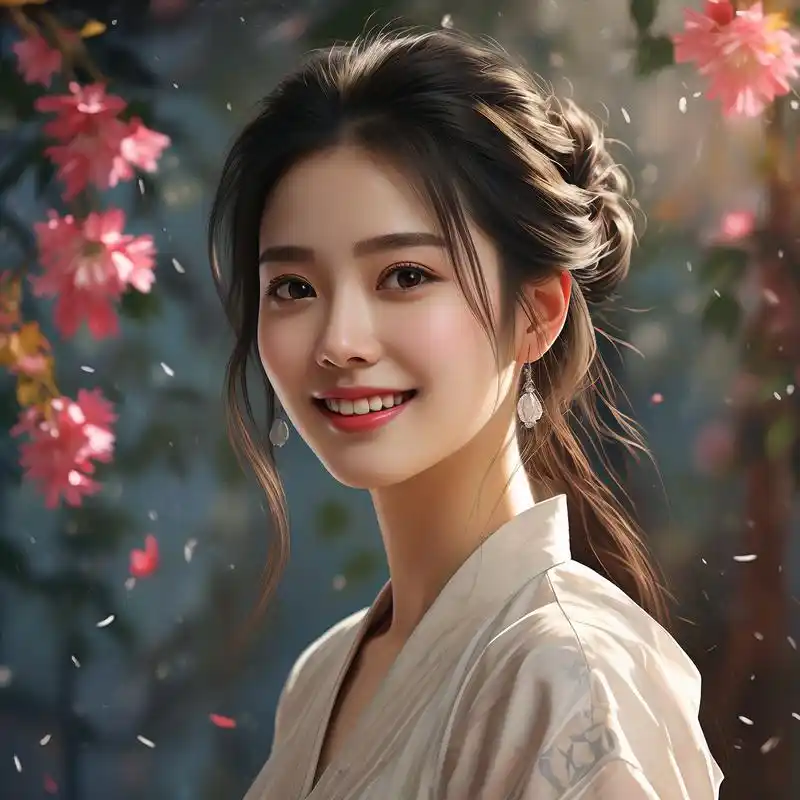 95美女真人侧面微信头像精选