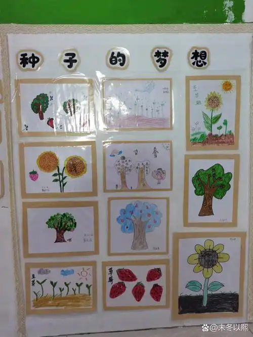 神奇的种子～   主题墙