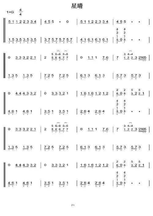 初学者钢琴曲简谱简单又好听 初学者最易上手钢琴曲简谱-图片大观