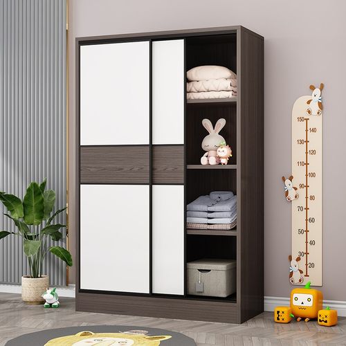 衣柜新款超薄40cm小户户型卧室推拉门多功能衣橱衣柜