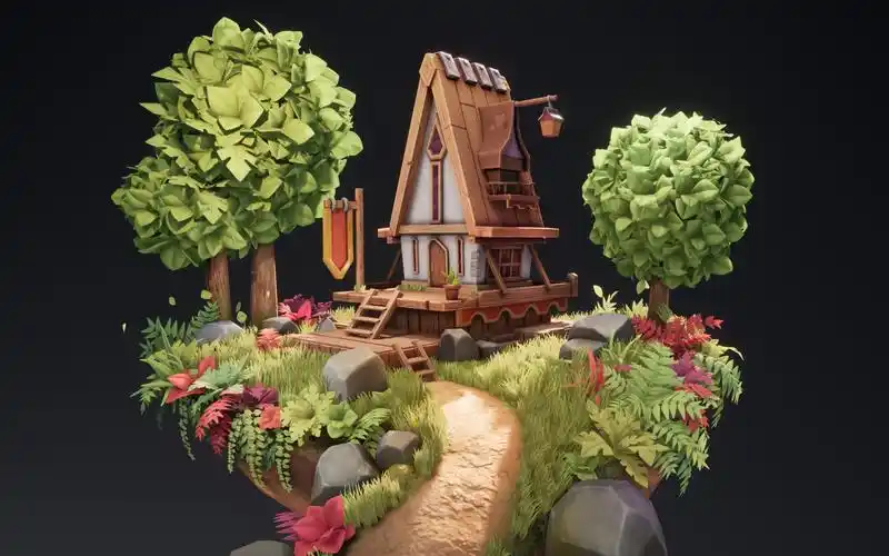 maya场景制作场景建模全流程解说