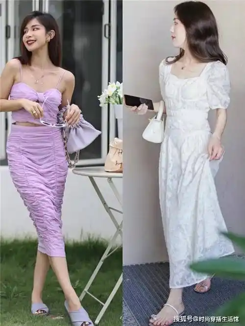 夏天穿裙试试这2种长度那么,对于小个子的姐妹到底适合什么样的裙子呢
