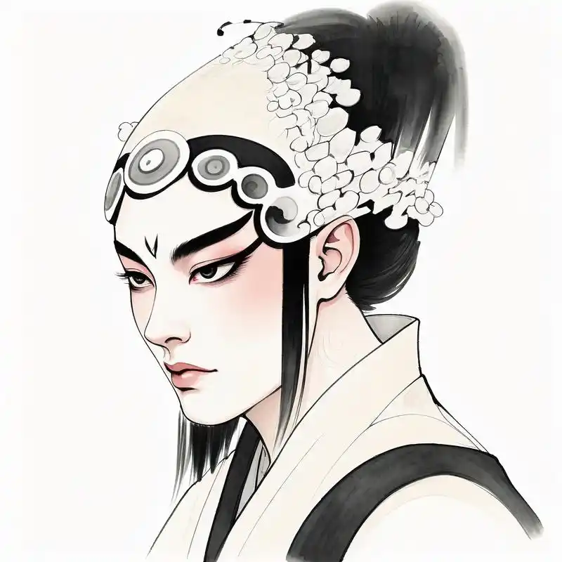 这些戏曲头像,仿佛诉说着那些古老而美丽的故事.