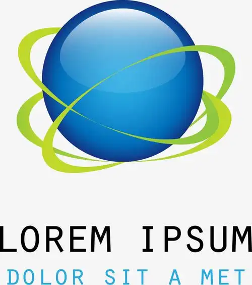 蓝色矢量企业logo素材图素材免费下载_觅元素