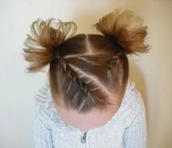 发型设计 儿童发型 >> 给宝宝扎什么发型可爱 可爱新发型简单扎法(2)