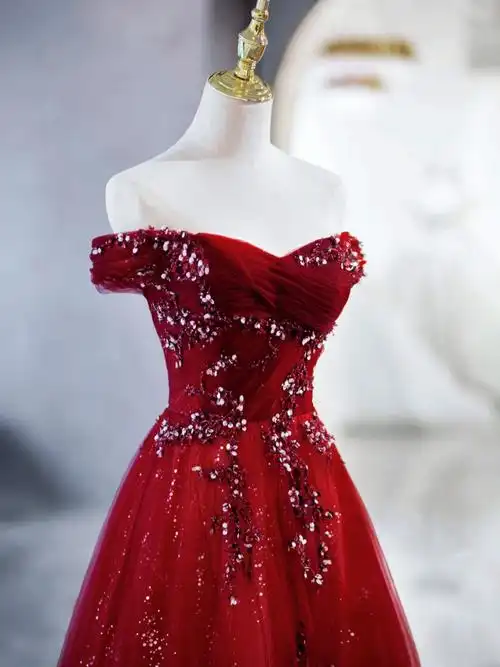 珊瑚红色敬酒服家长的最爱吧南京婚纱