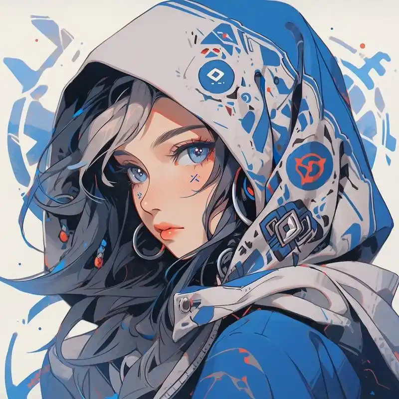 头像| 兜帽 少女 可自用,92商用.