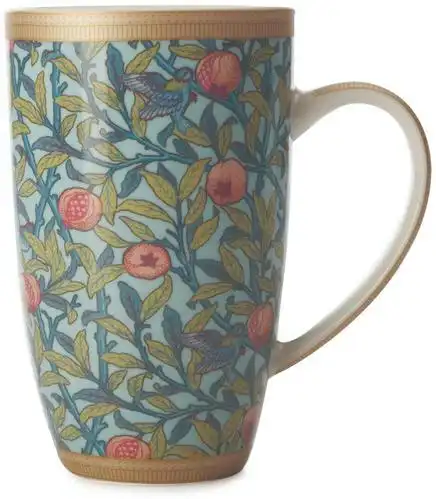 maxwell williams 420 毫升瓷制威廉·莫里斯小鸟和石榴轿车马克杯