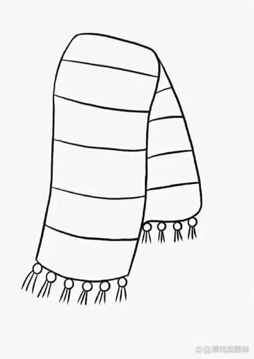 冬日暖暖的围巾