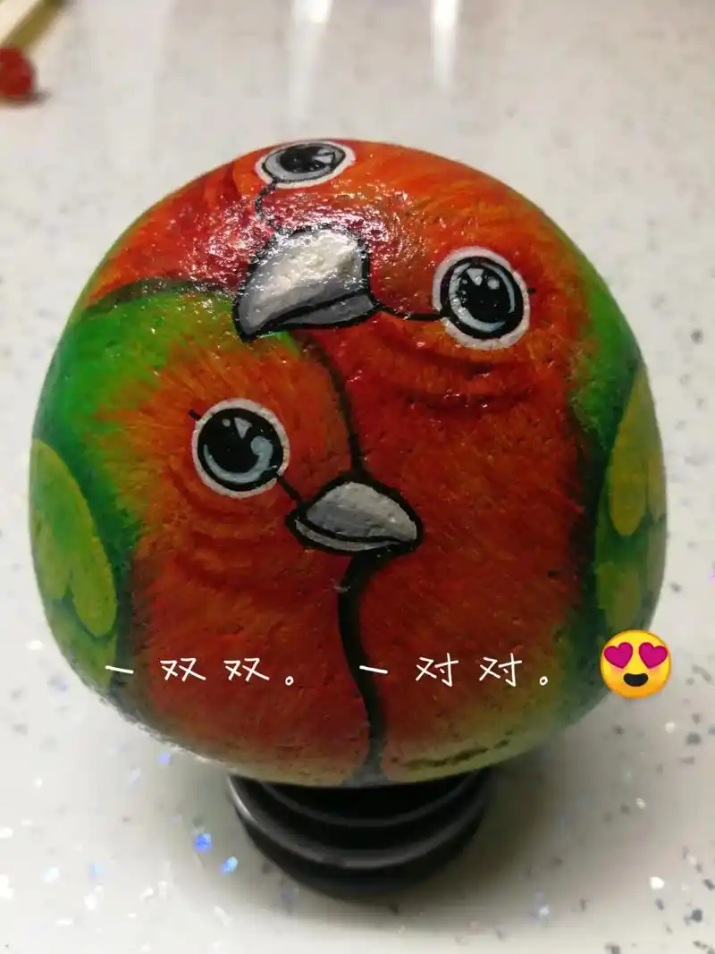 石头记4#石头 #石头画 #石头绘画 #石头彩 #石头彩绘  - 抖音