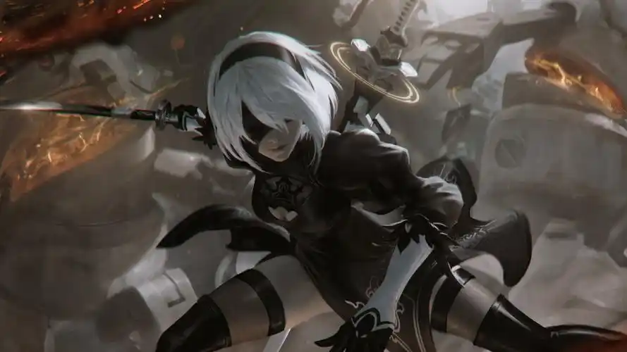 《尼尔机械纪元》 2b 4k超清游戏图片,4k高清游戏图片,娟娟壁纸