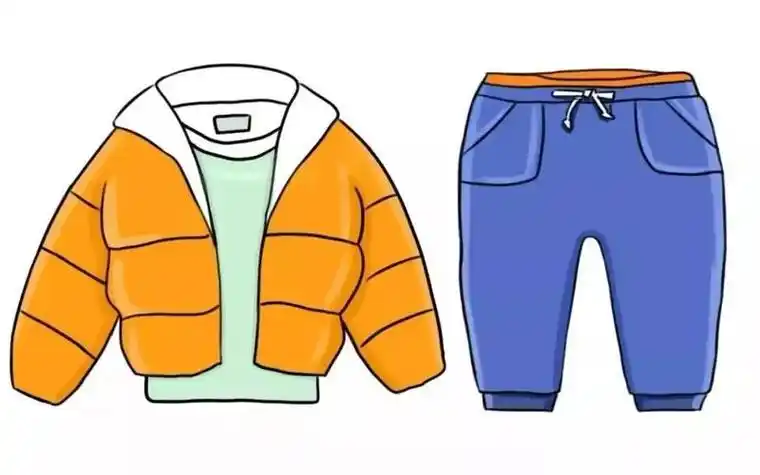 衣服简笔画彩色 卡通衣服简笔画彩色