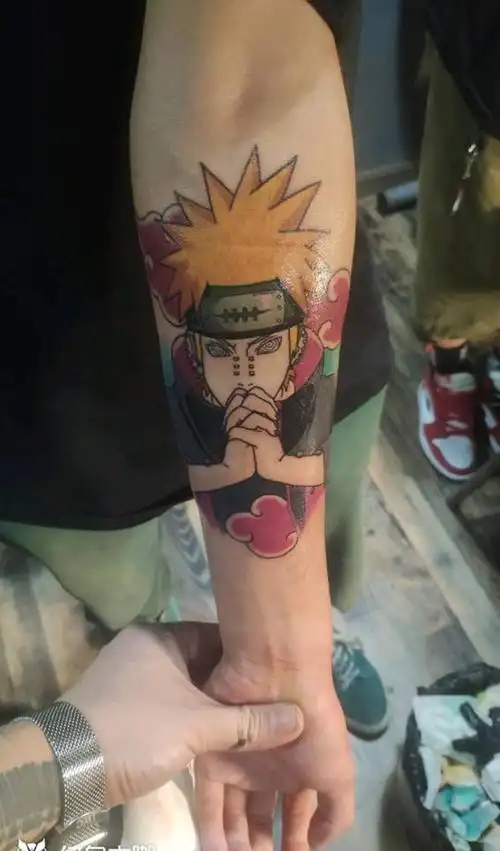 火影佩恩纹身图片