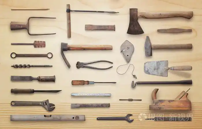 传统的手工工具的工匠