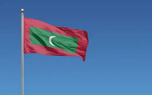 马尔代夫国旗图片桌面壁纸
