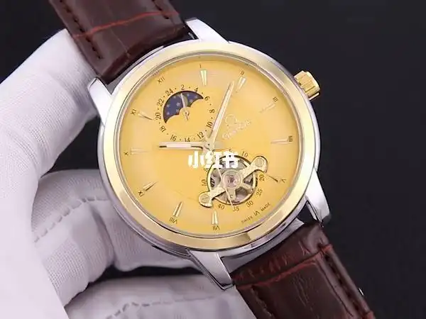 欧米茄一omega[色]六飞轮全自动日月星辰机械6015,12字位白天走时