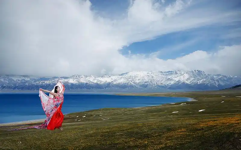 唯美自然风光清新气质美女写真桌面壁纸高清大图预览1920x1200_美女