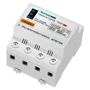 二代三相四线自复式过欠压保护器380v家用缺相断相缺零保护器.