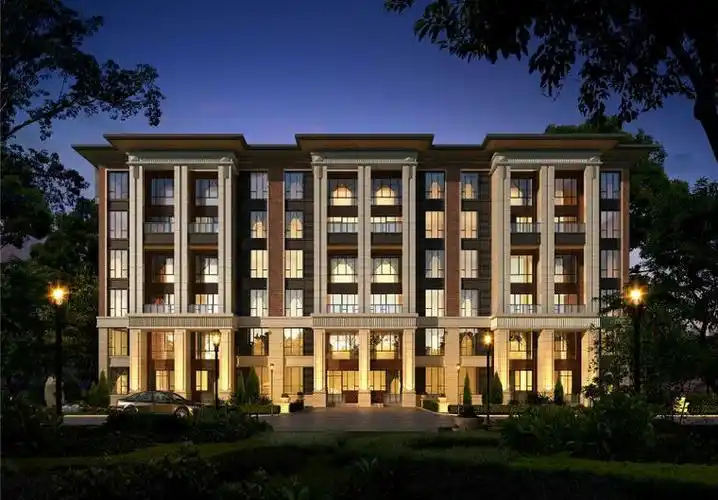 多层叠拼透视图