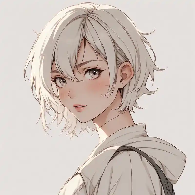 95高冷超短发女神头像93 今日份高冷范超短发女神头像来啦～ 每一