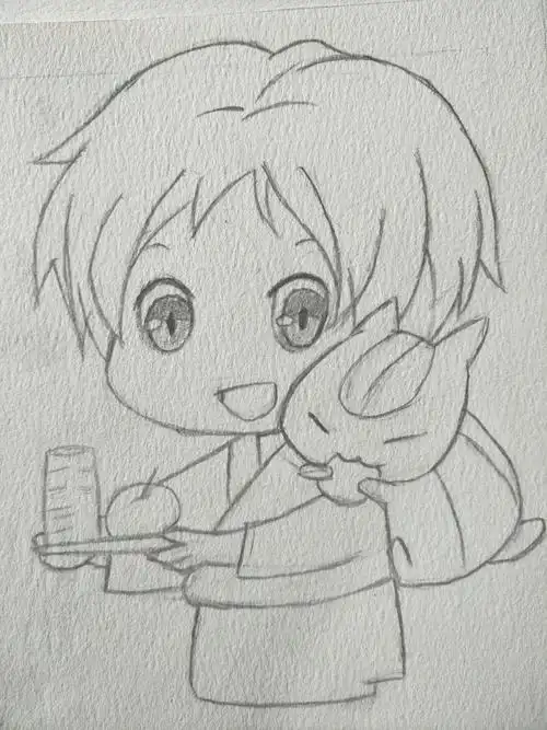 夏目友人帐可爱版手绘 - 简书