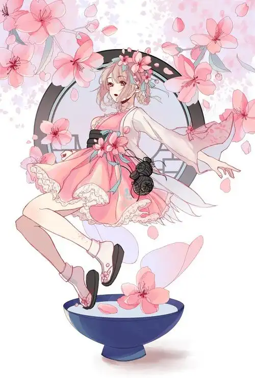 画一些其实是樱花酒酿味薯片拟人来着