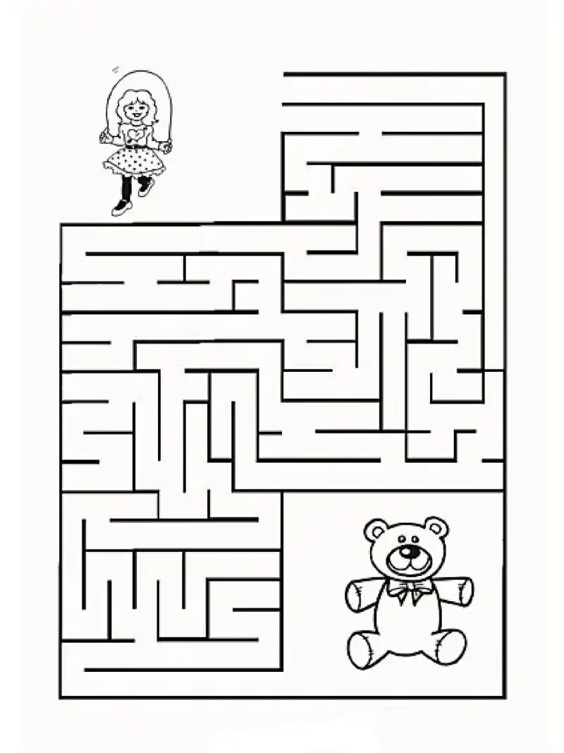 幼儿园中班大班益智区环创走迷宫 分享一些适合大班益智区走迷宫的图