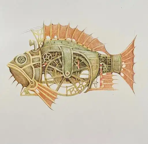 艺考设计蒸汽朋克素材训练考研设计设计素材