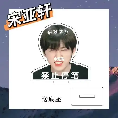 宋亚轩励志人形立牌绝美应援周边亚克力高清