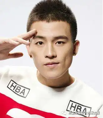 男生曾经流行的子弹头发型图片!