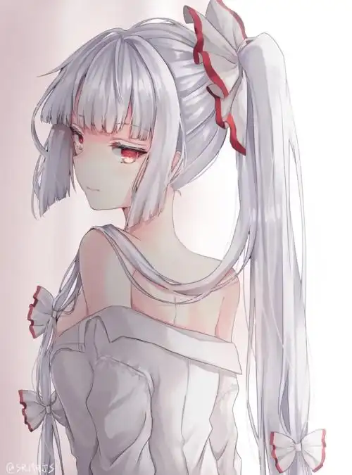 「作品欣赏」白发红瞳不死少女!《东方project》藤原妹红纸特辑