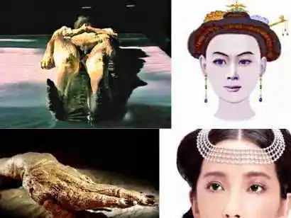 乾隆年间赫赫有名的香妃,也被复原了,还真有点跟汉人女子长相不同.