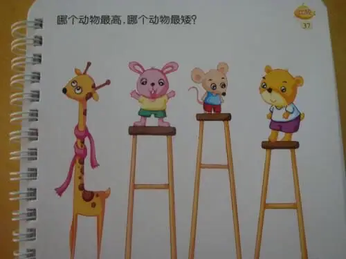 写美篇小结,小朋友你们知道我们要怎么样比较高矮吗?