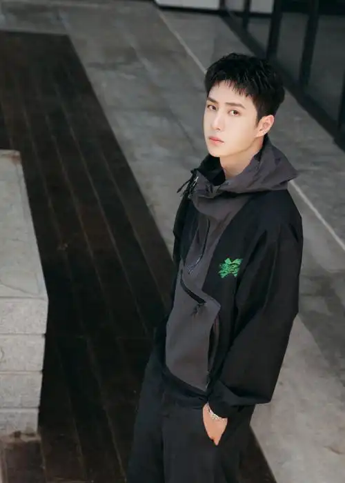 王一博黑豹工装冲锋衣#王一博《这就是街舞》高清照!冲锋衣酷酷 !!