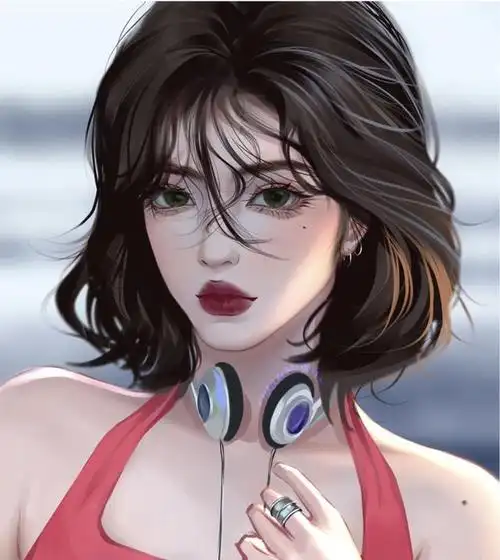 女生图片,女生图片动漫霸气(一组超仙超有气质的手绘女生头像)