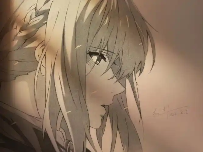 手绘紫罗兰永恒花园薇尔莉特教程