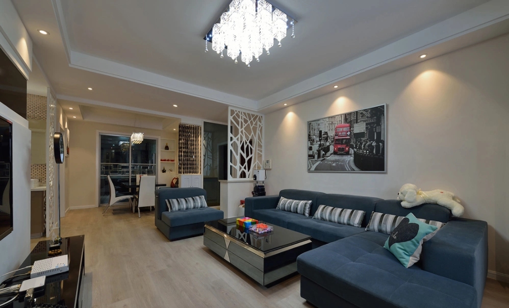 峰光无限现代二居客厅